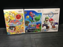 太鼓の達人 Wii みんなでパーティ☆3代目！, スーパーマリオギャラクシー 2, マリオカート Wii ソフト 3点まとめて mFF053 ● ★