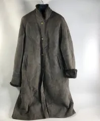 ラムレザー♡MONCADA ロングコート　ムートン　フォックス　リアルファー M MONCADA コート ムートン 羊皮 リアルファー ラムレザー M