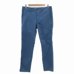 グローバルワーク GLOBAL WORK チノパンツ テーパード ストレッチ M 青 ブルー /FT 1105 ■GY09