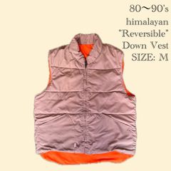 80〜90's himalayan "Reversible" Down Vest - M