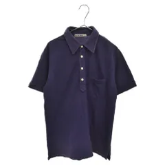 HOLLYWOOD RANCH MARKET (ハリウッド ランチ マーケット) GAIJIN MADE 4B Pocket Polo Shirt ガイジンメイド ポケット付き 半袖ポロシャツ コットン ネイビーのサムネイル