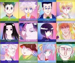 [중고] 종이 제품 전 12 종 세트 [HUNTER × HUNTER 트레이딩 Ani-Art clear label 미니 색 종이 ver.A]