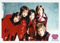 【中古】生写真(ジャニーズ) 嵐/集合(5人)/横型・膝上・トレカサイズ/「復刻版ミニフォト」/『miniphoto』/LOVE HARAJUKU Est 1988 Johnny’s Shop in Harajuku