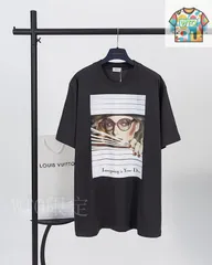 【今日WTO】DIOR ポートレート誌プリント ショート T-AD43
