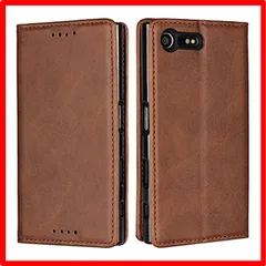 【送料無料 】 1. Xperia X Compact SO-02J_ダークブラウン ソニー Xperia X Compact SO-02J ケース 手帳型 カ