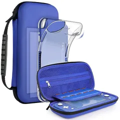 【新着商品】GeeRic スイッチライト 対応 ケース Switch Lite 対応 カバー switchライト 対応 アクセサリ 8点セット シリコンケース スイッチlite 対応 ガラスフィルム 2枚 Switch Lite 対応 収納ケース 親指キャ 0