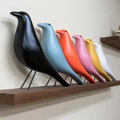 インテリア　オブジェ　カラフル　プレゼント　贈り物　記念日　可愛い　彫刻　飾り物　鳥　鳩　バード　Bird　リプロダクト品　イームズ・ハウスバード　鳥　(S100)#WA004(0.6)Eames House Bird　(イームズ・ハウスバード)