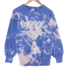 古着 90年代 チャンピオン Champion REVERSE WEAVE リバースウィーブ 刺繍タグ タイダイ柄 カレッジスウェットシャツ/eaa392030