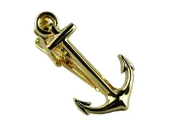 創立四十周年記念神戸船用品株式会社真鍮製碇置物