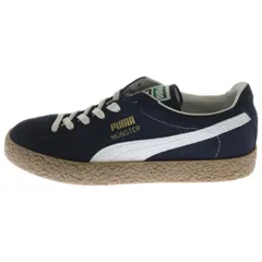 PUMA (プーマ) MUENSTER OG ミュンスター OG スウェードローカットスニーカー ネイビー/ホワイト US9/27cm 384218-01