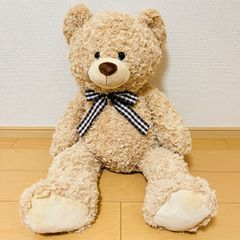 クマのぬいぐるみ ジャンボベア 　大型ぬいぐるみ　ベージュ