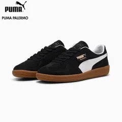 PUMA プーマ 396463 PUMA Palermo ユニセックス パレルモ スニーカー テラススタイル クラシック 10PUMABLACK 26cm