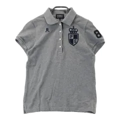 サイズ：0 PEARLY GATES パーリーゲイツ  半袖ポロシャツ  グレー系 [240101428505] ゴルフウェア レディース ストスト