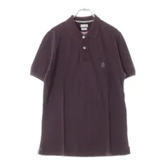 BRUNELLO CUCINELLI (ブルネロクチネリ) フロントエンブレムロゴ スリムフィット 半袖ポロシャツ パープル DK92819のサムネイル