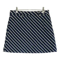 サイズ：L ADIDAS GOLF アディダスゴルフ  スカート 斜めボーダー ネイビー系 [240001268347] ゴルフウェア レディース ストスト