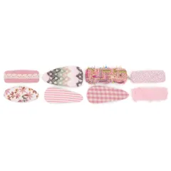 新品 BIANHUAN ヘアピン 子供 おしゃれ パッチンピン ベビー 赤ちゃん ヘアクリップ クリップ 前髪 ヘアアクセサリー キッズ 女の子 可愛い 髪飾り 髪留め 8点セット 髪どめ かみどめ 子供 かわいい ベビークリップ ハンドメイド 七五三 入園