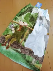 新品 丸眞 巻きタオル ムーミン 80×120cm 仲良しの二人 綿100%
