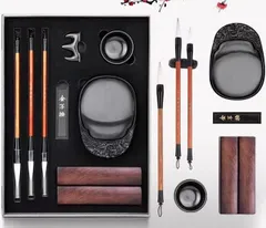 ★書道セット 習字道具 お道具箱 習字セット 書道用具 書道入門　文房具 写経 8点セット