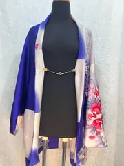 モモンガコート　振袖　リメイク　B品　ショール　お土産　着物羽織　フリーサイズ　着物　着物リメイク　641