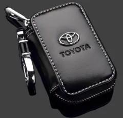 TOYOTA ブラックレザー キーケース