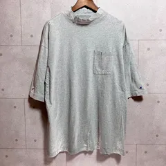 Champion チャンピオン BEAMS BOY 別注 モックネック Tシャツ オーバーサイズ ポケT カットソー S グレー レディース メンズ SG315-34