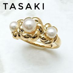 TASAKI】K18 アコヤパール5.0/4.0mm リング - メルカリ