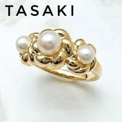 美品🌟TASAKI パール イエローゴールド リング 約10号 U