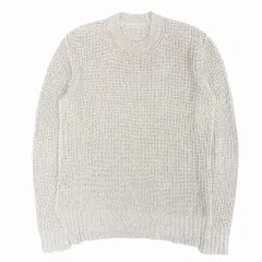 16ss KAZUYUKI KUMAGAI ATTACHMENT アタッチメント リリヤーン ニット セーター 長袖 クルーネック 1 S ライトグレー メンズ 【中古】のサムネイル