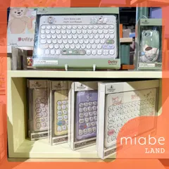Group A｜3営業日国内倉庫発送｜miabe LAND｜常設｜上海ディズニー｜ダッフィーフレンズ｜ダッフィー、オルメル、ジェラトーニ、シェリーメイ、リーナベル、ステラルー、クッキーアン｜充電式　Bluetooth キーボード
