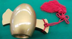 木槌　打ち出の小槌　縁起物　金色　赤房　結納用品　№1A　未使用品