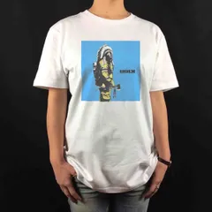 オリジナル Tシャツ ドルク DOLK Chief ガスマスク インディアン バンクシー風 アート Tシャツ S M L XL タイト ジャスト 大きい ビッグ オーバーサイズ メンズ レディース ユニセックス ピンククリーム