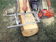 24インチ 製材機★水平器付 60cm チェーンソーミル 丸太から角材や板材
