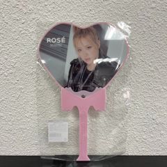 【ロゼ】新品未使用　BLACKPINK　WORLD TOUR　BORN PINK　うちわ（JISOO ジス JENNIE ジェニー ROSE ロゼ LISA リサ）　公式　ブラックピンク