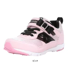 スニーカー 運動会 マジック ベルクロ 女の子用 ムーンスター スーパースター ラブラッシュ LUVRUSH 2E キッズ ジュニア 子供 運動靴 tmlv1188 ピンク 22.0cm