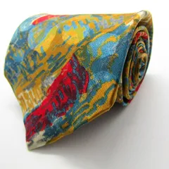 ミッソーニ ブランド ネクタイ シルク 多模様 伊製生地 PO メンズ ブラウン Missoni 【中古】