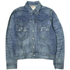 RRLデニムジャケット RRL Leeland インディゴ デニム トラッカー ジャケット XS