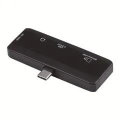 Digio2 Type-C USB3.2Gen2+2.0 2ポートコンボハブ SDCRW／3.5mm4極付 COM-C3SD152BK
