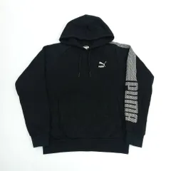 【最終値下げ SALE】PUMA プーマ フード付きパーカー 裏起毛 ブラック XS　B202507