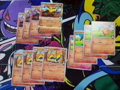 ポケモンカード ヒビキのバクフーン　ヒビキのマグマラシ ヒビキのヒノアラシ　各4枚　12枚セット 熱風のアリーナ　進化ライン コンプ デッキ汎用パーツ