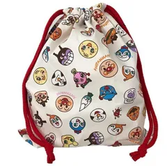 アンパンマン お着替え巾着 体操服入れ シューズバッグ 通園 オールスター 赤