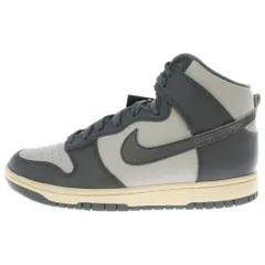 NIKE (ナイキ) DUNK HI RETRO SE VNTG ダンク ハイカットスニーカー グレー/ホワイト US9/27cm DM0582-001