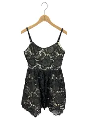 アリス&オリビア チュニック 0 ブラック レースキャミ ITQI3NVEXVLS