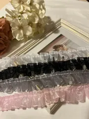 フリル レース リボン 2cm　ハンドメイド　ケミカルレース ロゼット　【1m毎に販売】