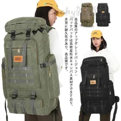 新しい未使用 リュック リュックバッグ バックパック 登山バッグ 旅行バッグ リュックサック 80L アウトドア用品 大容量多機能リュックバッグ 男女兼用 キャンプ 登山 避難用具 大容量 山小屋泊 アウトドアギア