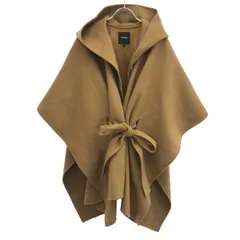 セオリー　Theory ケープポンチョ ベージュ 2025年最新】セオリーポンチョの人気アイテム - メルカリ