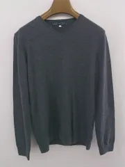 ◇ B MING LIFE STORE by BEAMS Vカットネック 長袖 ニット セーター サイズS グレー レディース P  【1305060000557】