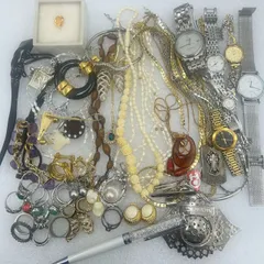 【色石・ブランド多め】遺品整理　生前整理　アクセサリー　時計　まとめ売り　CITIZEN　4℃　スワロフスキー