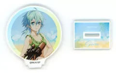 【中古】アクリルスタンド・アクリルパネル シノン(枠あり) 「ソードアート・オンライン POP UP SHOP in AmiAmi vol.II 描き下ろし ウォーターガンバトルver. トレーディングアクリルスタンド」