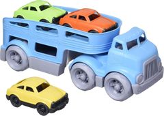 Green Toys カーキャリア ブルー CB  ごっこ遊び 運動技能 子供のおもちゃの乗り物 BPA・フタル酸エステル類不使用 PVC 食洗機使用可 再生プラスチック アメリカ製