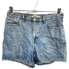 TOMMY HILFIGER デニムショートパンツ W34 トミーヒルフィガー ブルー コットン メキシコ製 古着卸 アメリカ仕入 2403-410